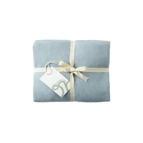 Linen Oxford Pillowcase Set of 2 Blue Fog