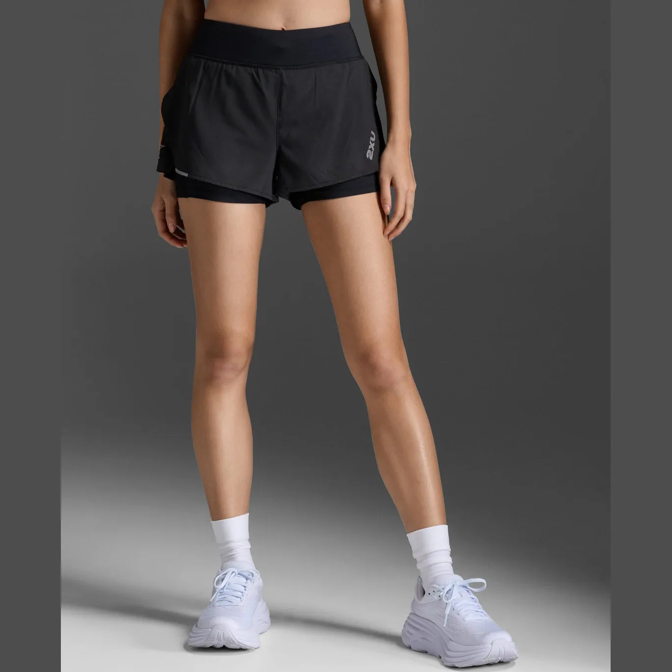 2XU Aero 2-in-1 4 Inch Short Women