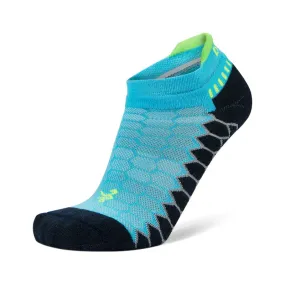 All Gender Silver Socks - Aqualine/Charcoal