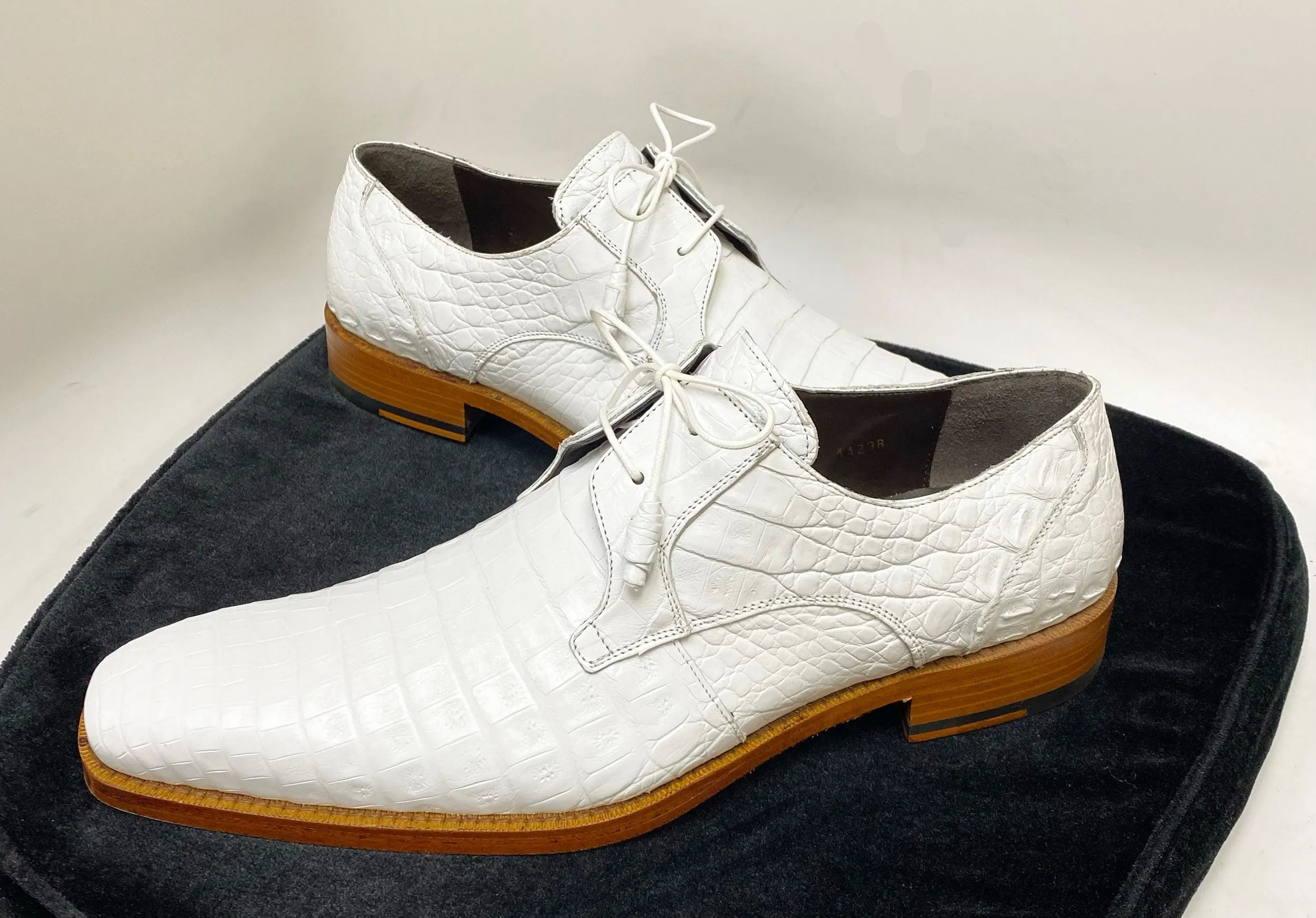 Anderson Crocodile Oxford White