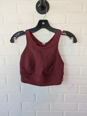 Athletic Bra By Lululemon In Red, Size: S