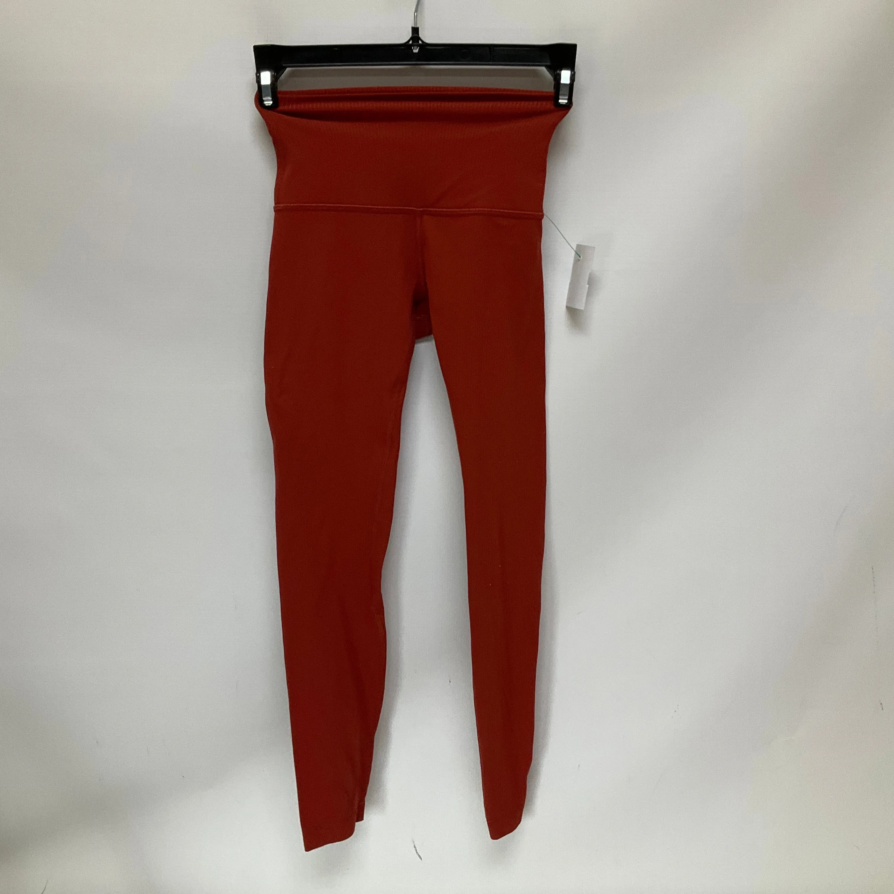 Athletic Leggings By Lululemon In Red, Size: 0