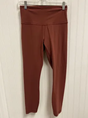 Athletic Leggings By Lululemon In Red, Size: 8