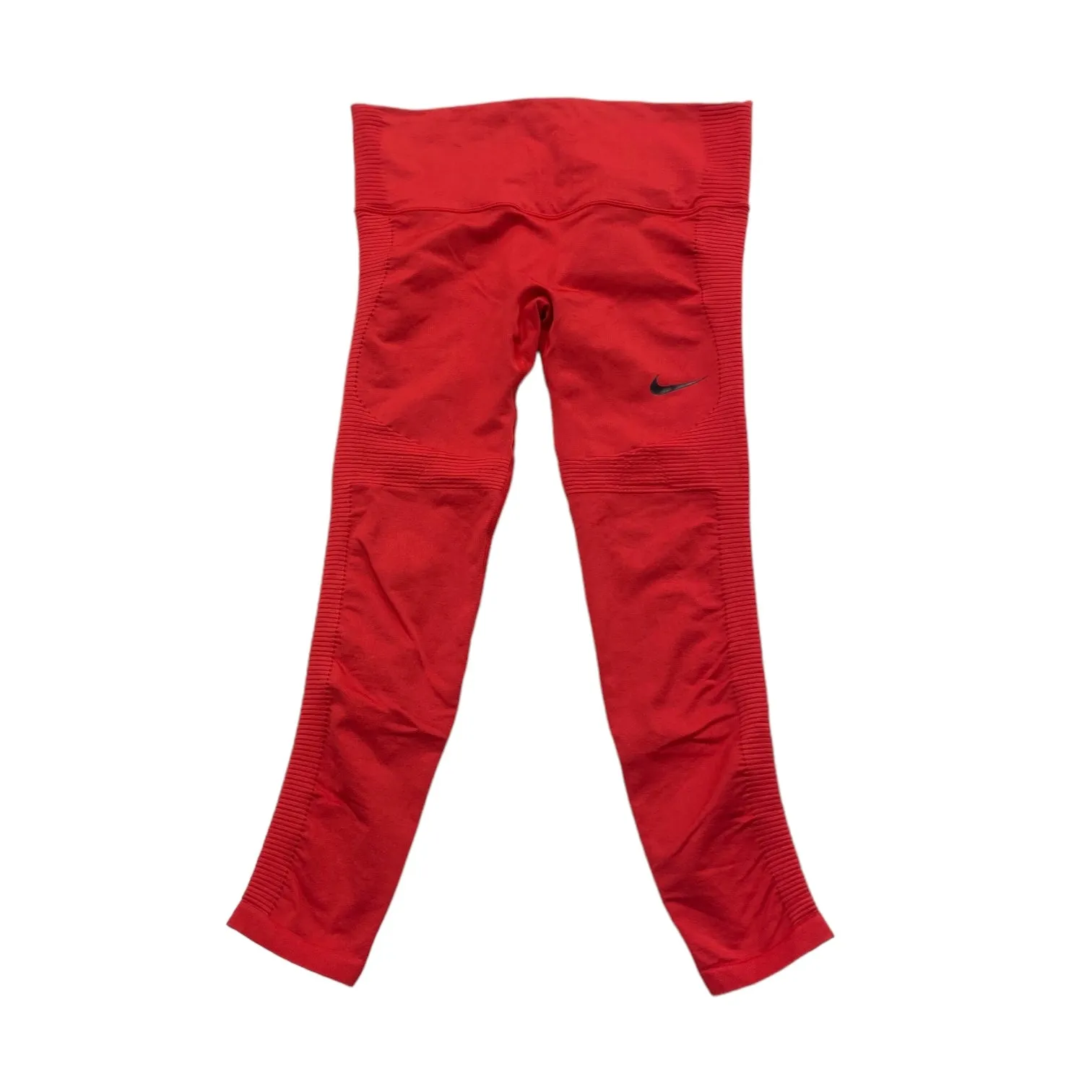 Athletic Leggings By Nike In Red, Size: L