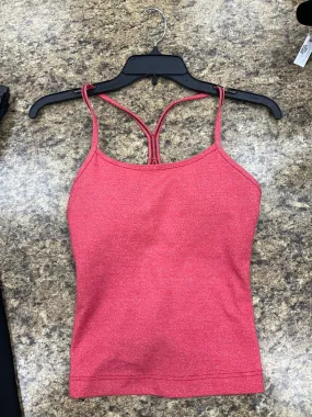 Athletic Tank Top By Lululemon In Red, Size: 4