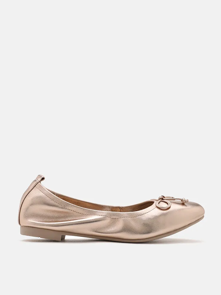 Avery Bow Covered Flats