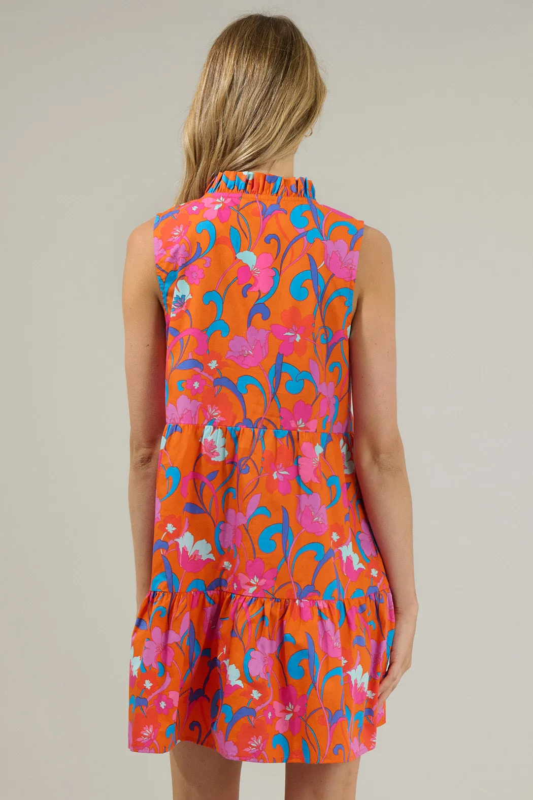 Baila Floral Gemmely Shift Mini Dress