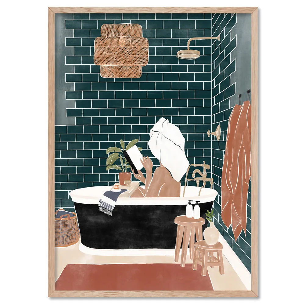 Bathroom Bliss - Art Print by Ivy Green Illustrations