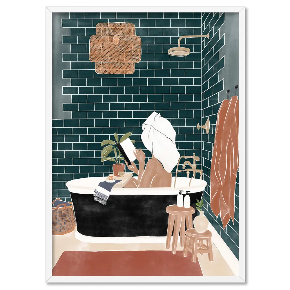 Bathroom Bliss - Art Print by Ivy Green Illustrations