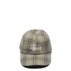 BIG LOGO PLAID LOW PRO CAP