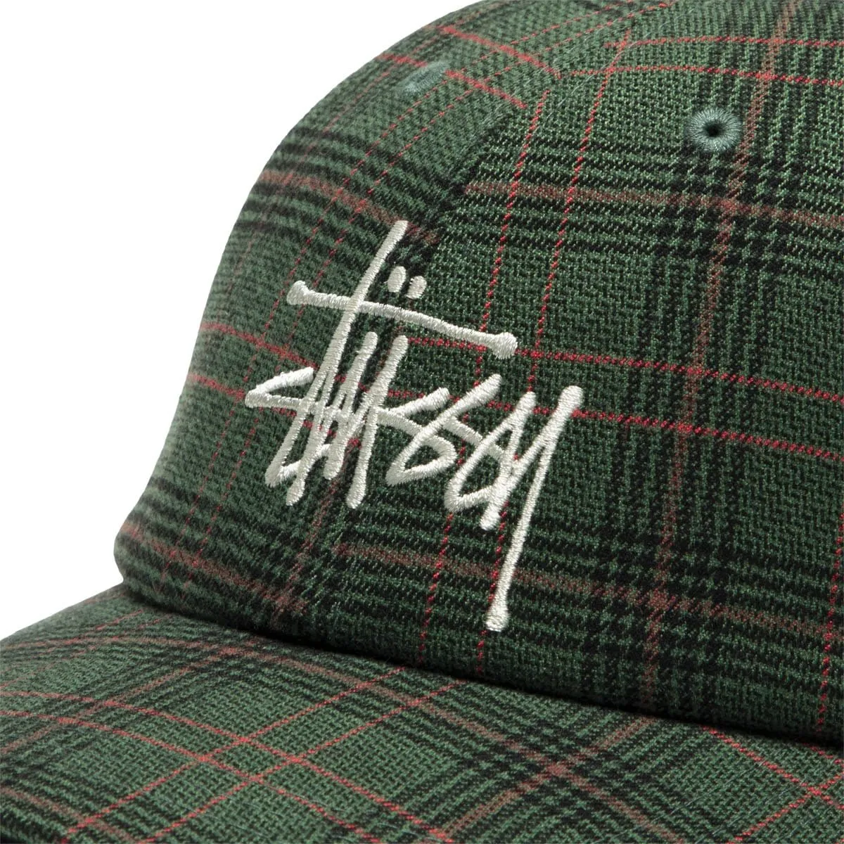 BIG LOGO PLAID LOW PRO CAP