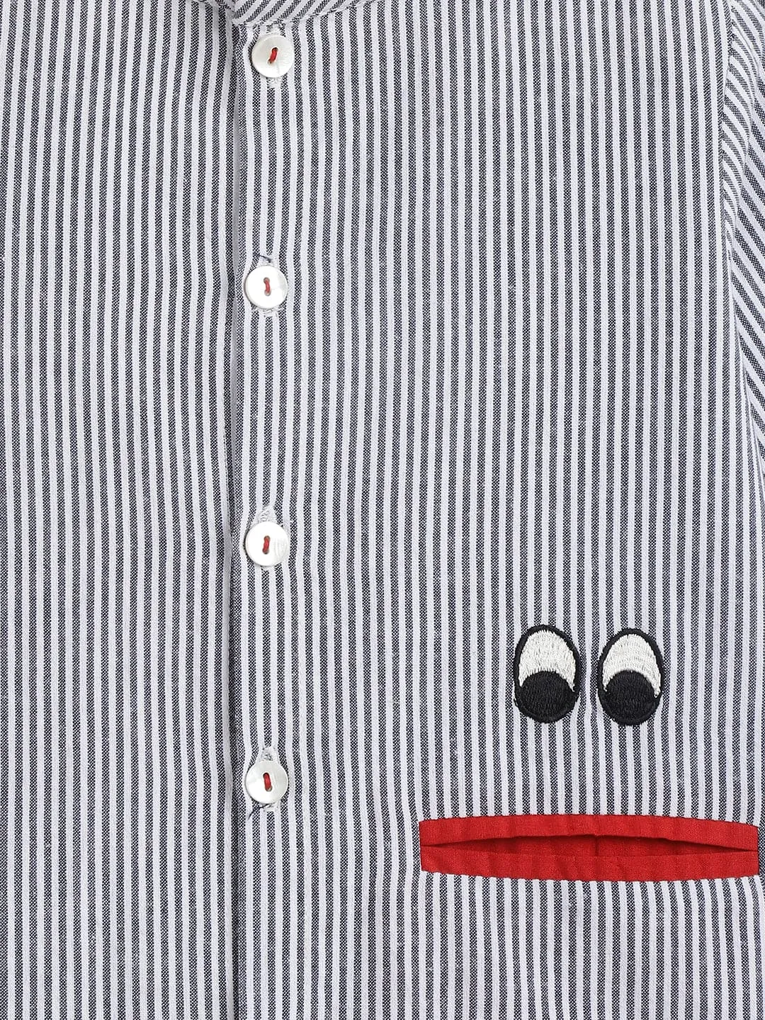 Boy Googly Eye Shirt - White