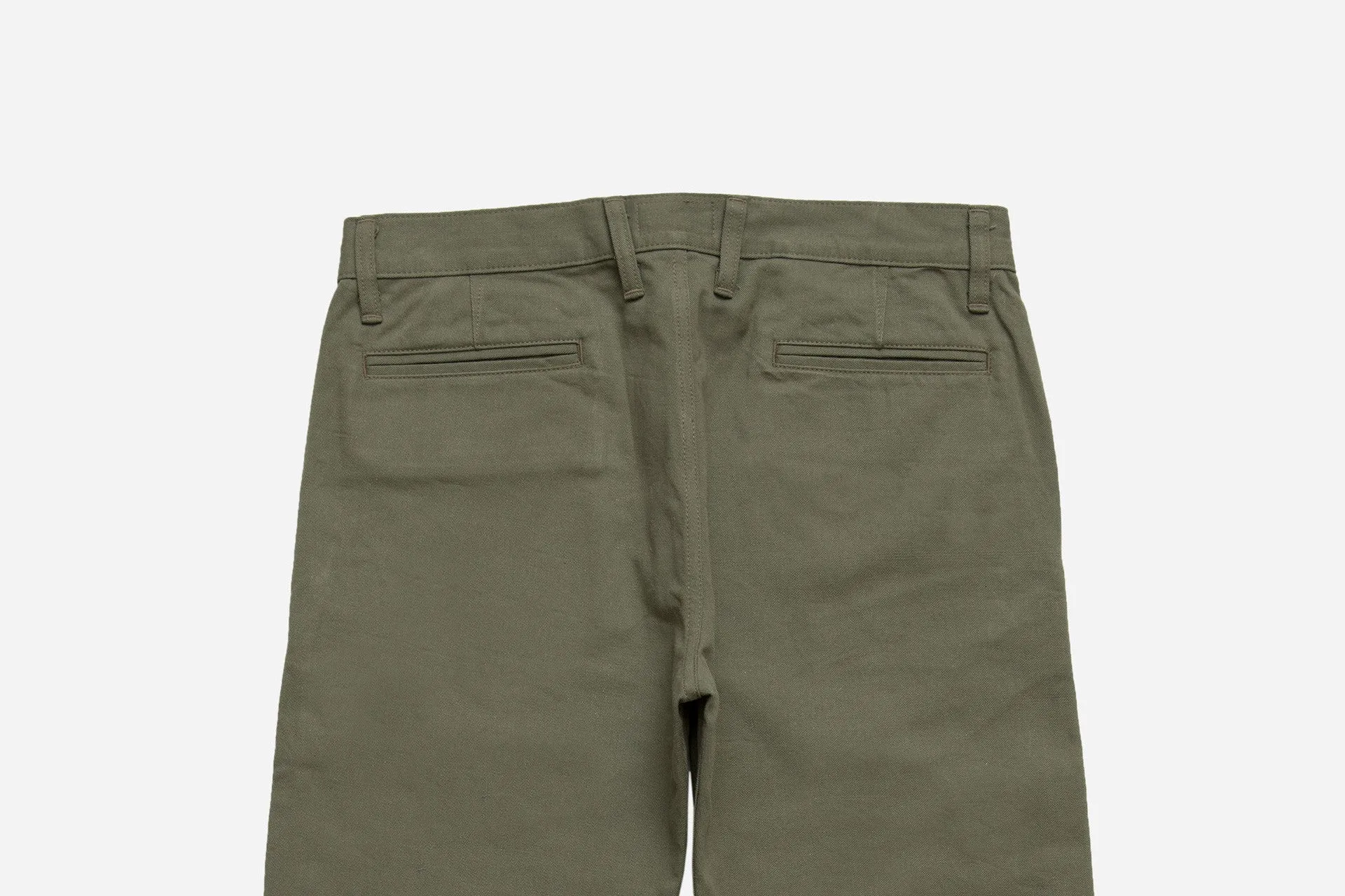 CH-55x ~ Olive Selvedge Chino