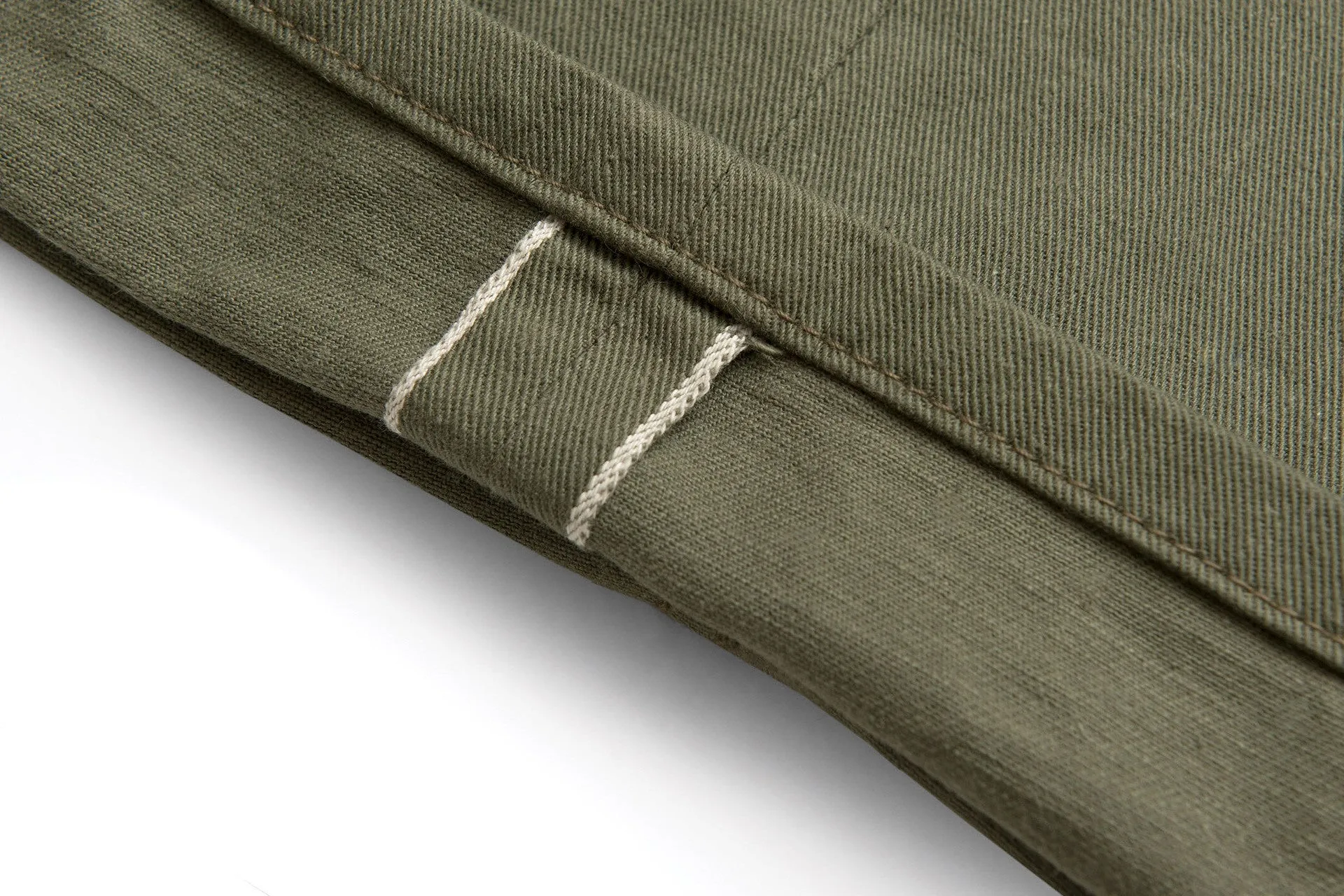 CH-55x ~ Olive Selvedge Chino