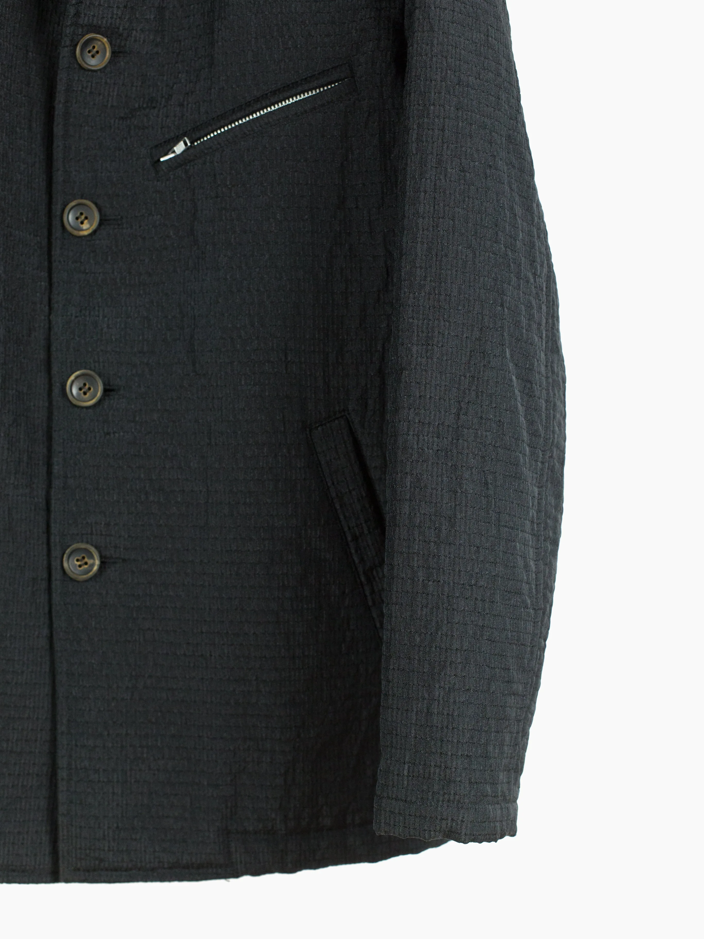 Comme des Garçons Homme 2002 Sashiko Textured Deck Jacket