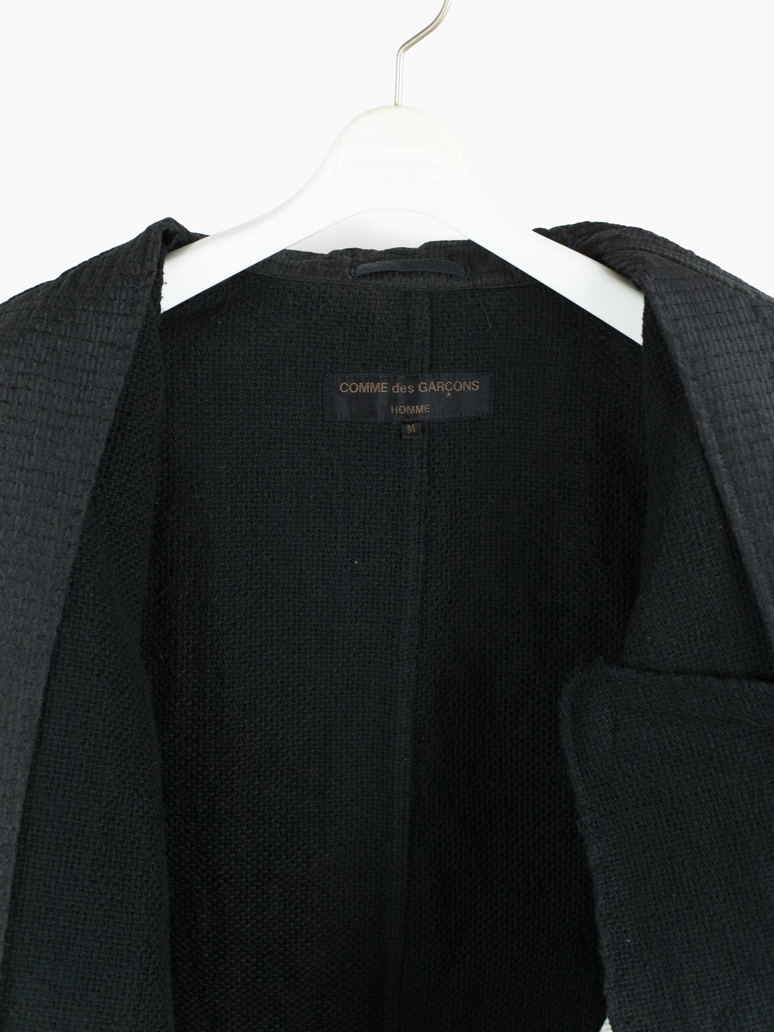 Comme des Garçons Homme 2002 Sashiko Textured Deck Jacket