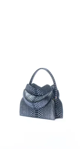 Dada Pedon Luna Coal Crystal Zipper Mini Tote Bag