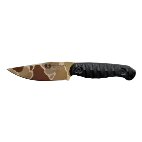 Half Face Blades Feather Light Knife | Desert Frog Camo