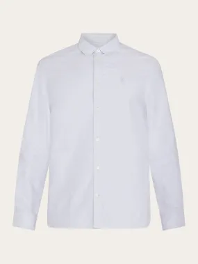 HARALD small owl oxford regular fit shirt - GOTS/Vegan - Alloy