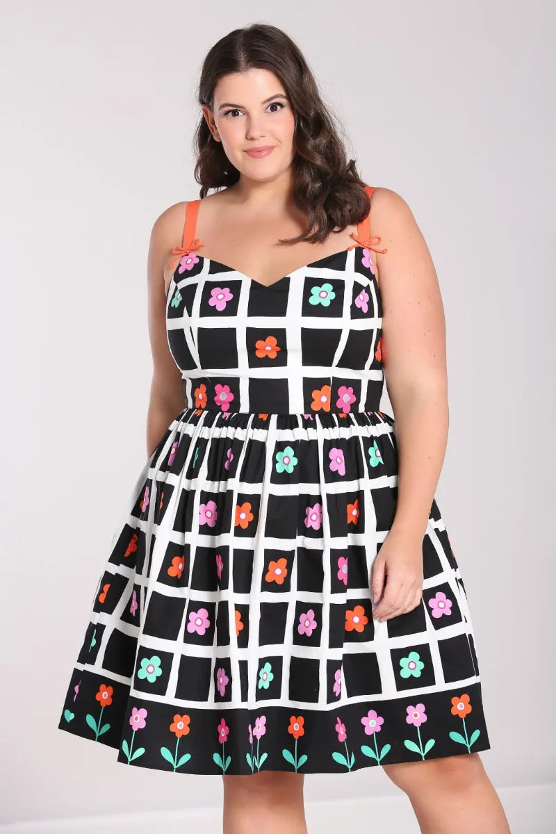 Hell Bunny Oopsie Daisie Knee Dress