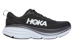 Hoka Bondi 8 2E Black/White Mens