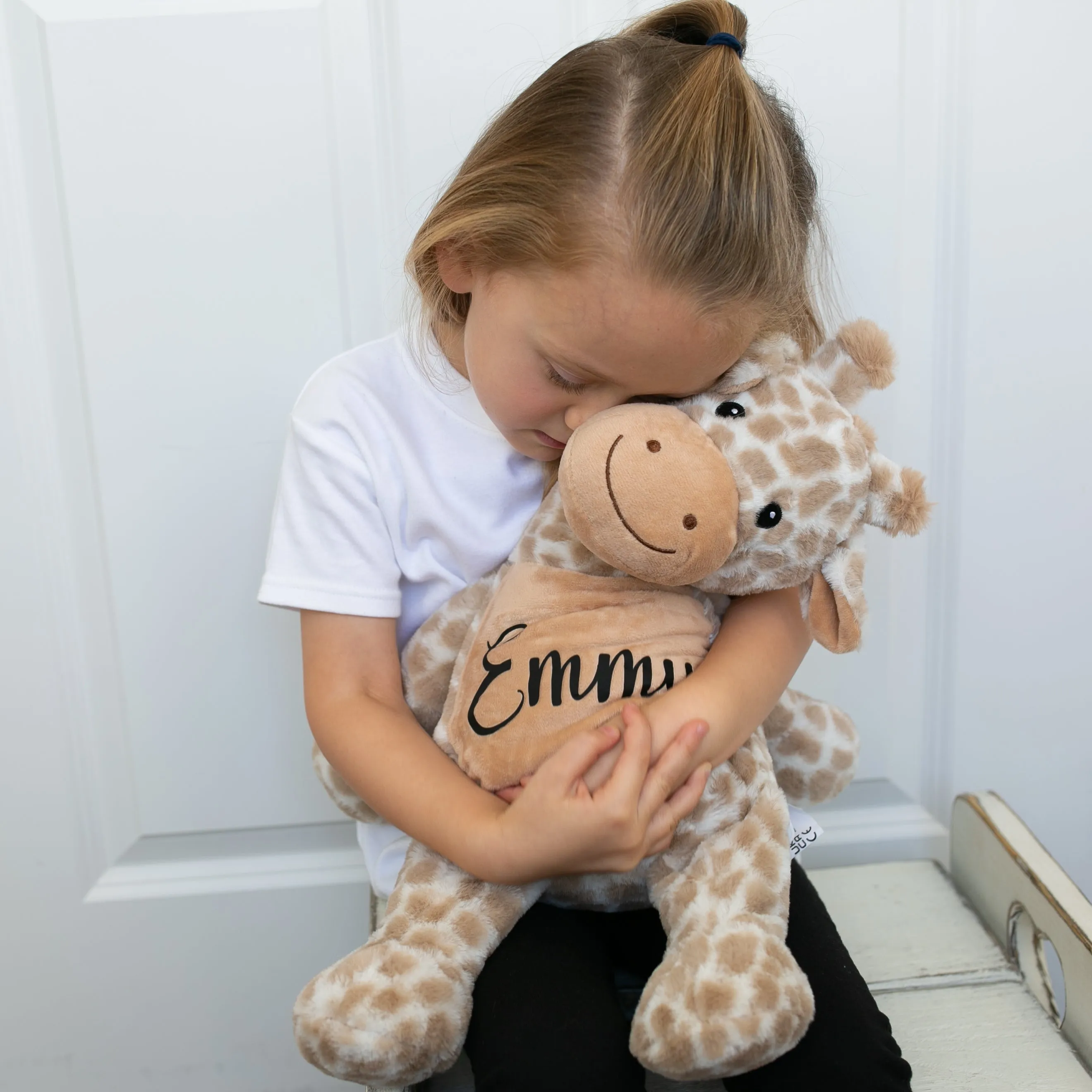 Large Personalised Giraffe Teddy