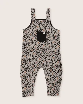 Leopard Animal Jacquard Dungarees