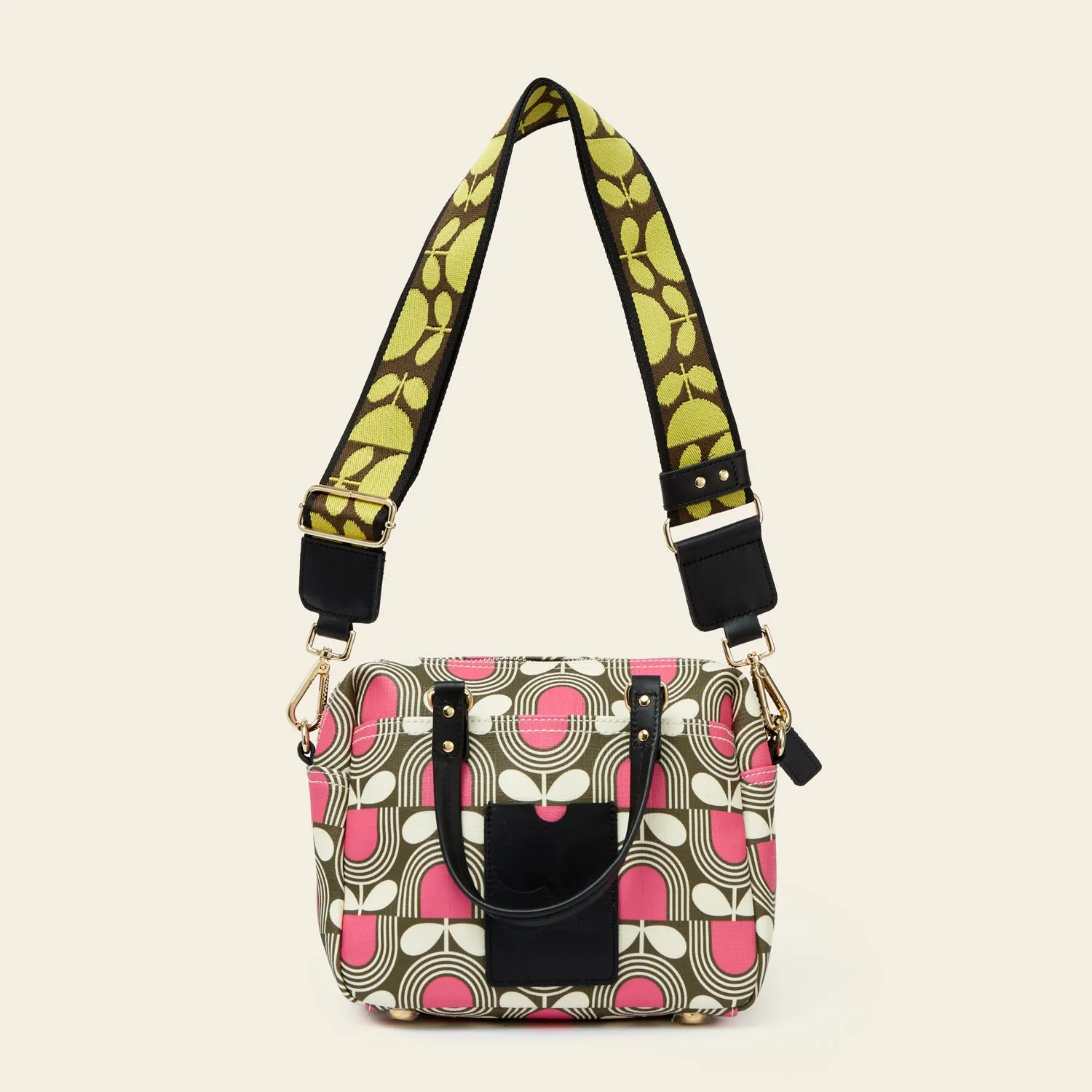 Mini Flynn Crossbody - Striped Tulip Fuchsia