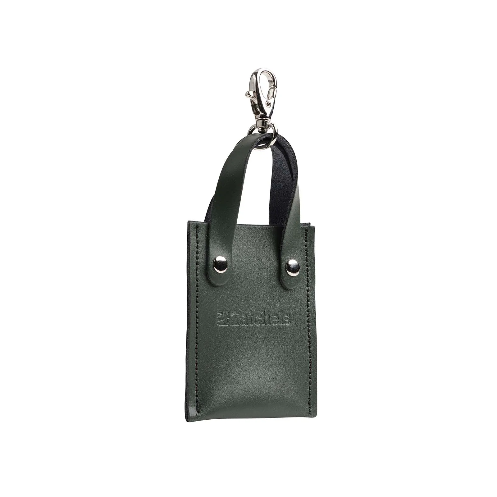 Mini tote bag charm - Ivy Green