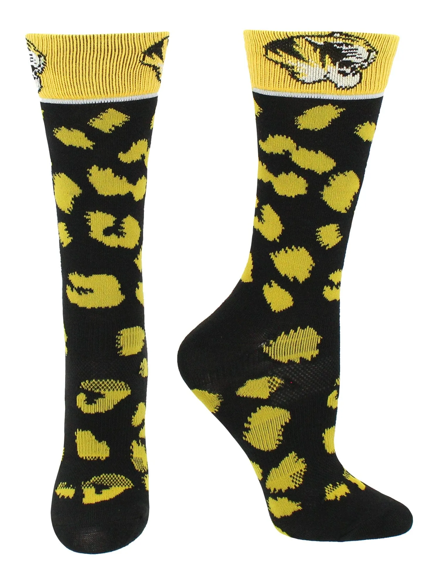 Missouri Tigers Socks Womens Savage Crew Socks