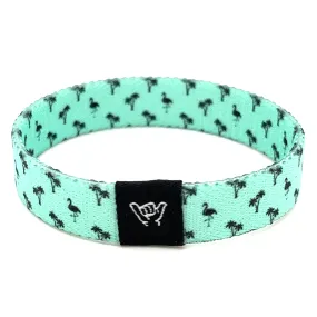 Preppy Flamingo Wristband Bracelet