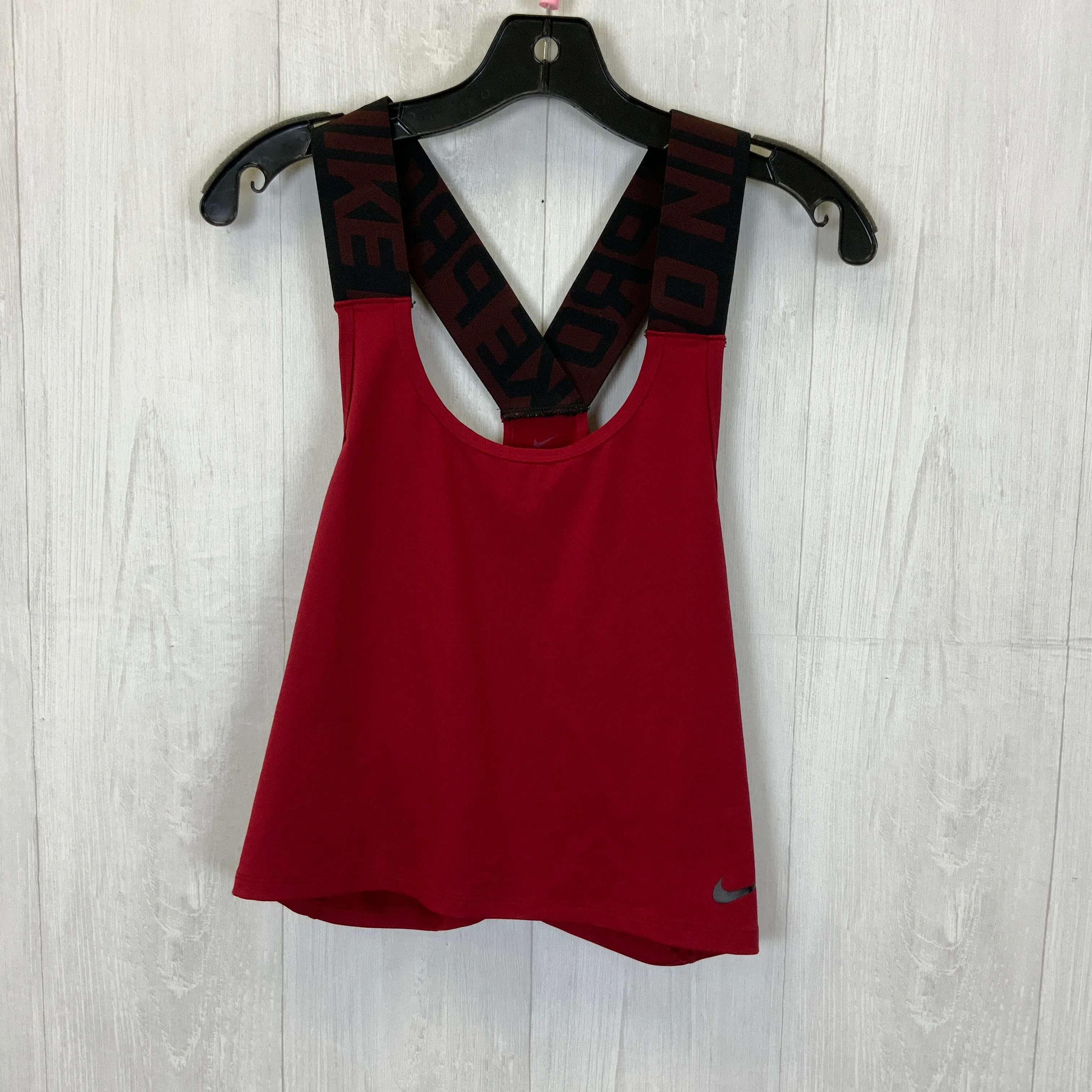 Red Athletic Tank Top Nike Apparel, Size S