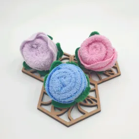 Rose Towel with Leaf