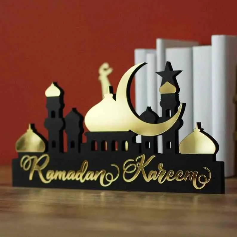 Special Ramadan Decor Islamic Gift Tabletop Art