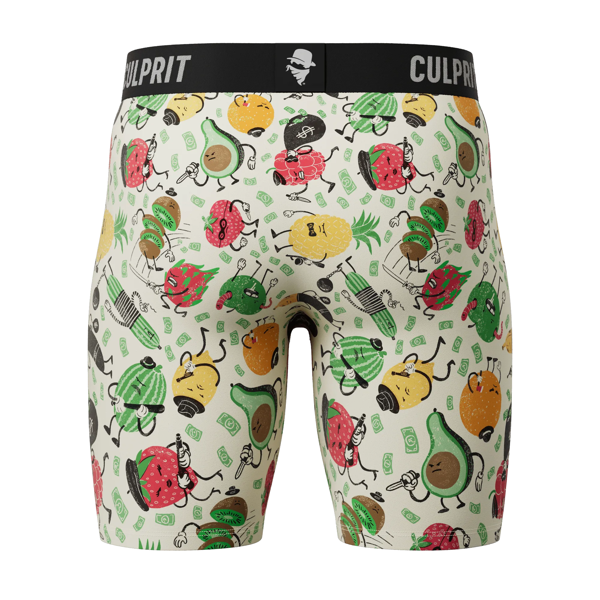 Strobbery 🍓🔫 Long-Cut Boxer Briefs w/ fly