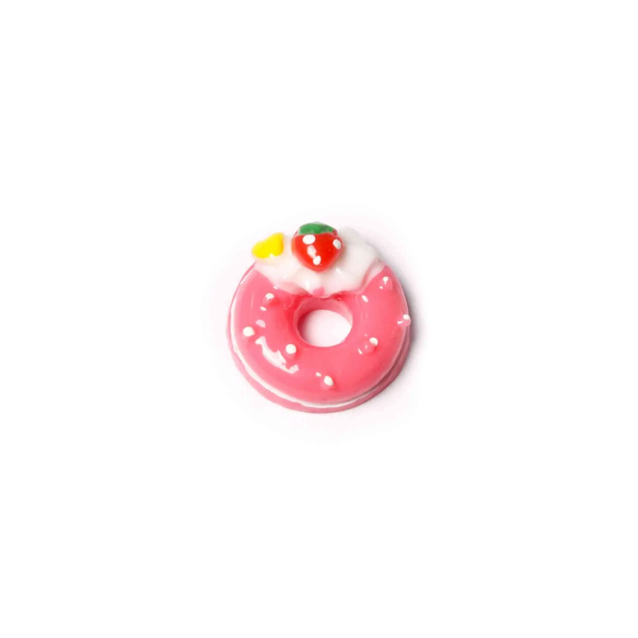 Sweet Escape: Flat Back Donut Cabochons for DIY Fun (10 Pcs)