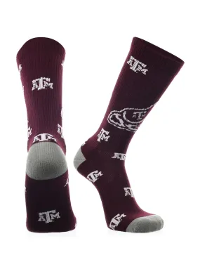 Texas A&amp;M Aggies Socks Crew Length Sock Mayhem