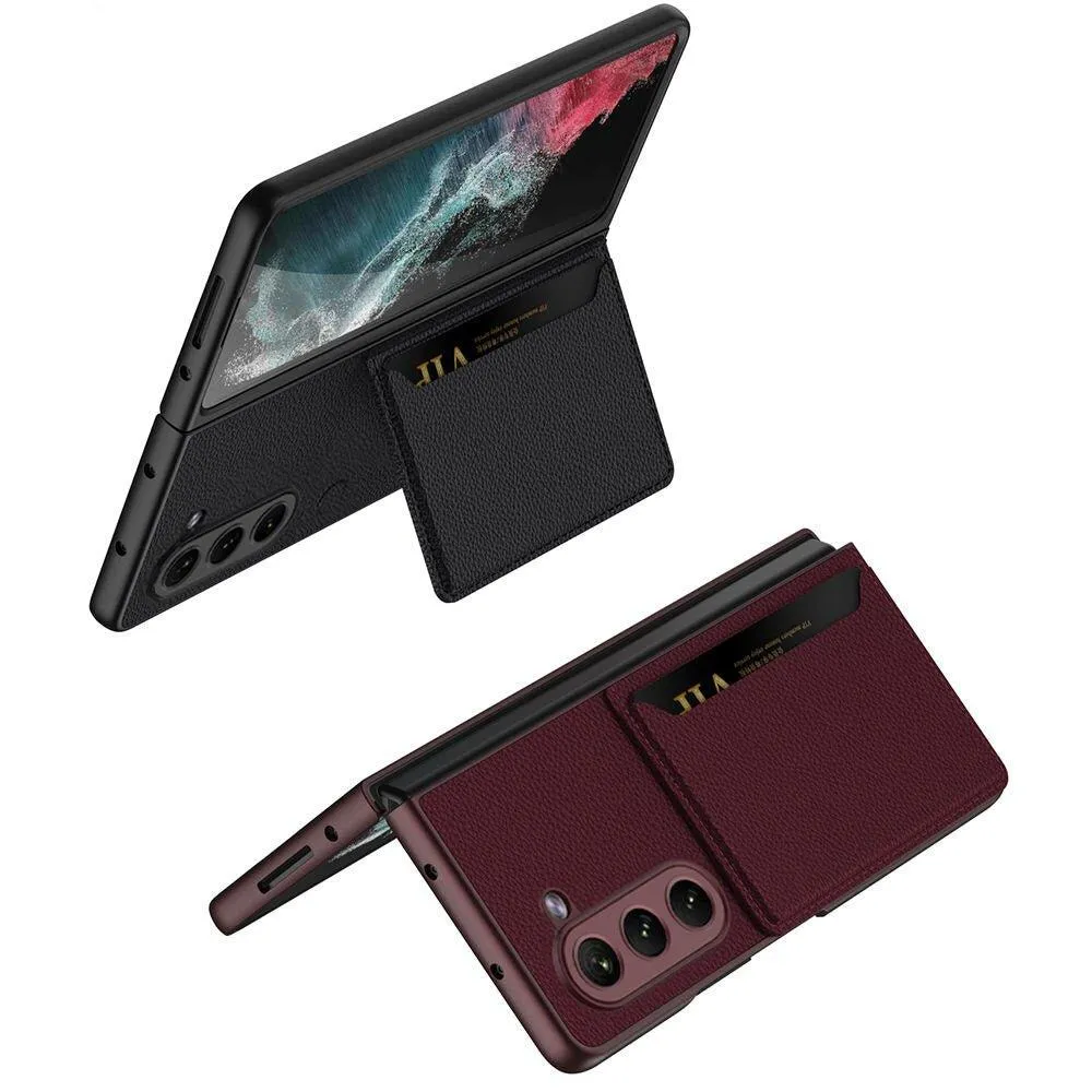 Velox Leather Case for Galaxy Z Fold 5 With Card Slot