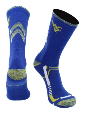 West Virginia Mountaineers Socks West Virginia University Mountaineers Champion Crew Socks