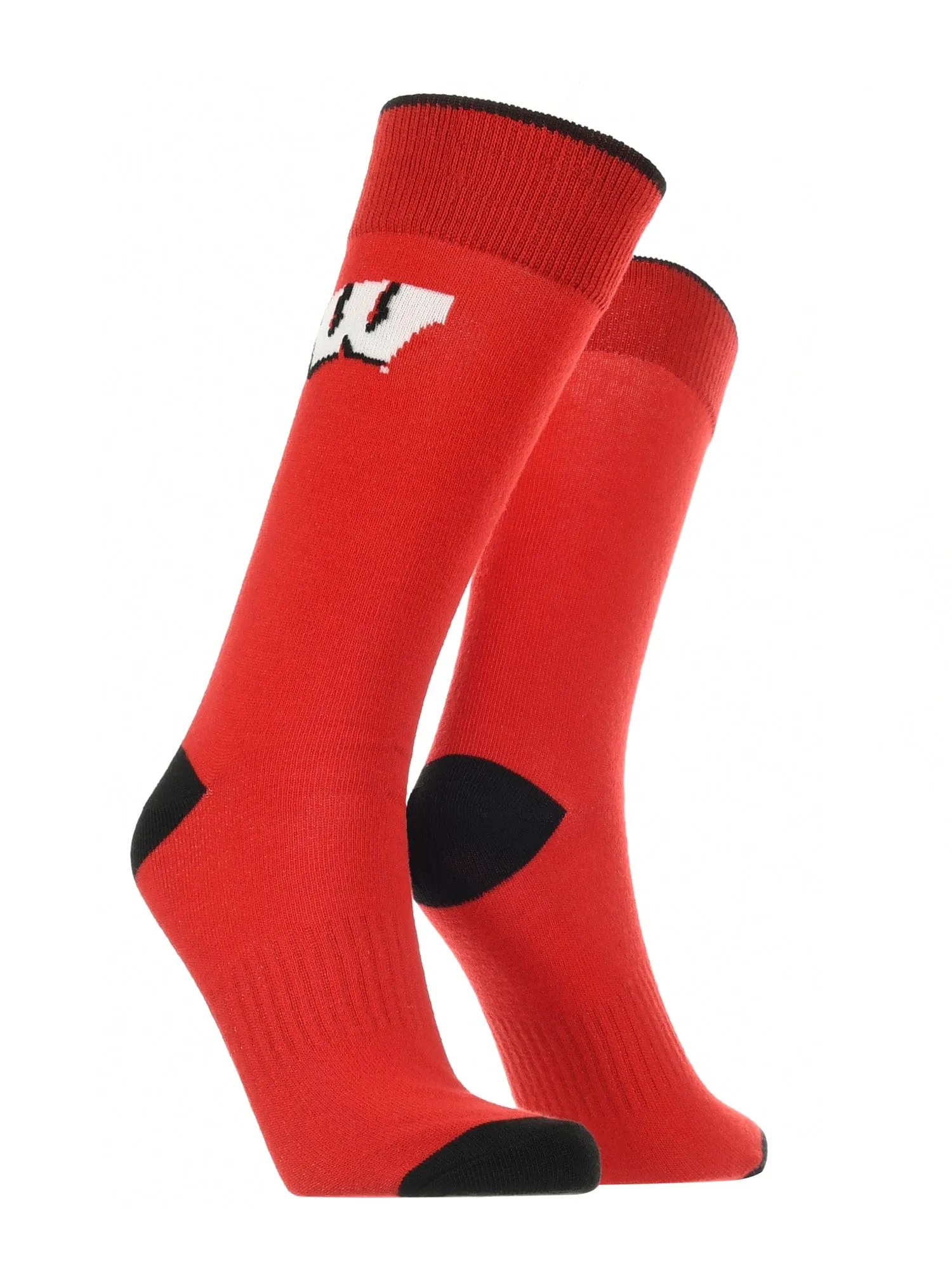 Wisconsin Badgers Dress Socks Dean's List Crew Length Socks